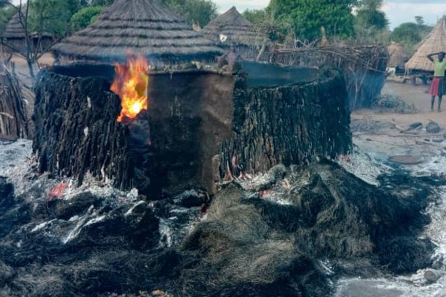 Youth Hunting Rats for Food Burn Houses to Ashes